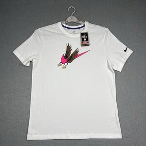 Nike Team USA Club T Shirt Mens Large White 2024 Olympic Games Eagle Oly